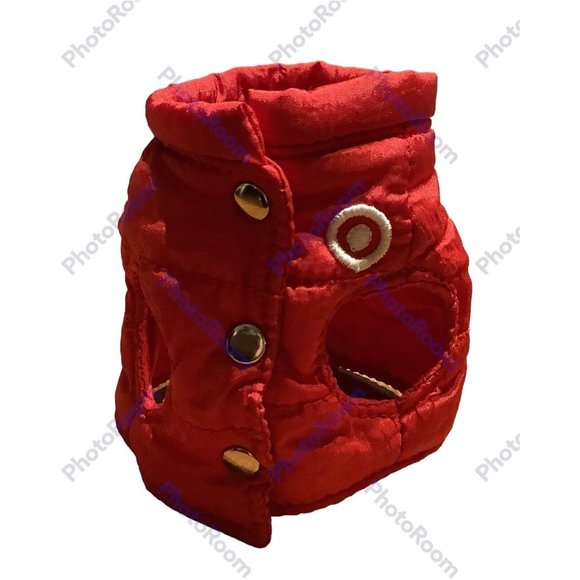 Replacement Red Target Puffer Vest for Bullseye Toy Mascot - Picture 2 of 6